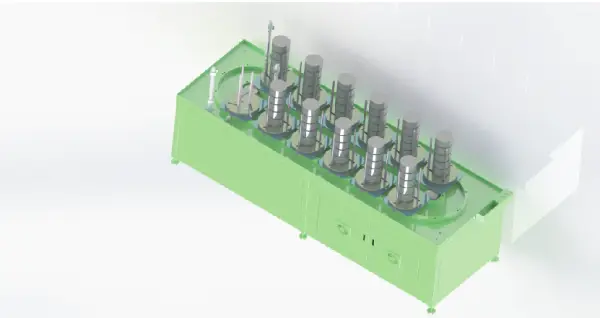 Multi-station rotary automatic silo