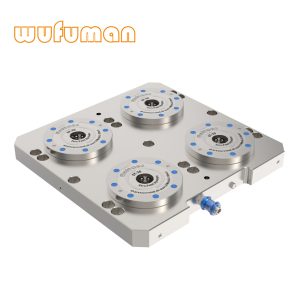 Four-station zero-point positioning system